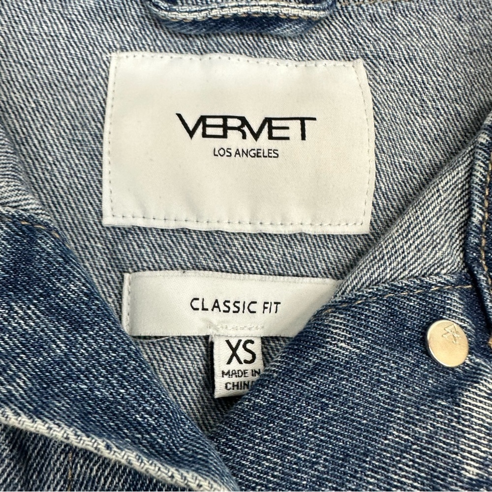 Vervet Size XS Distressed Jean Jacket - Picture 8 of 11